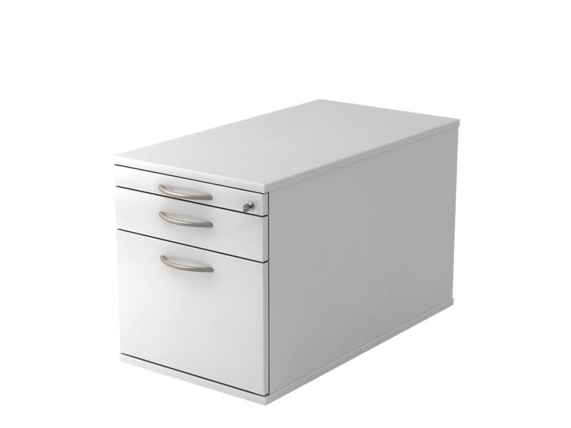 Hammerbacher Mobiel ladeblok TC20 BM Wit 4280 mm x 512 mm x 800 mm