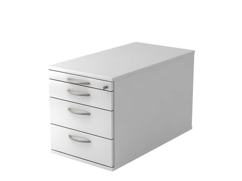 Hammerbacher Mobiel ladeblok TC30 BM Wit 4280 mm x 512 mm x 800 mm