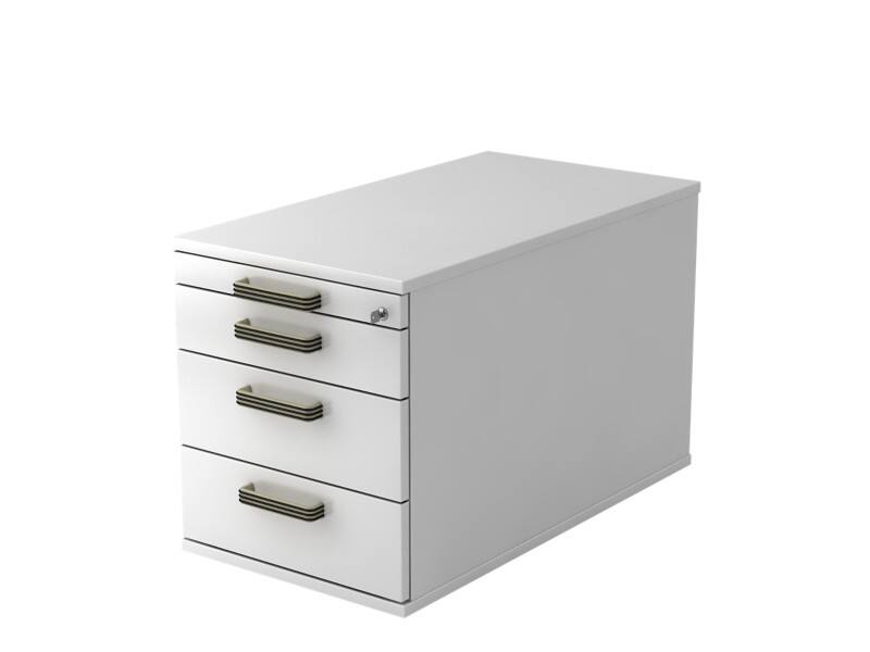 Hammerbacher Mobiel ladeblok TC30 SG Wit 4280 mm x 512 mm x 800 mm