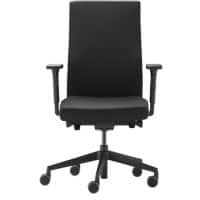 Trendoffice to-strike Bureaustoel Synchroonmechanisme Stof 2D armleuning Zwart 125 kg 9248 SY2