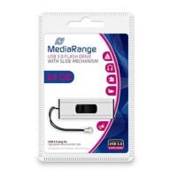MediaRange USB-stick MR917 64 GB zilver, zwart