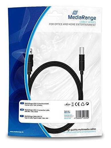 MediaRange Kabel MRCS101 Zwart