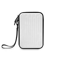 MediaRange Harde schijf-hoes BOX996 Nylon, kunststof Zwart, wit