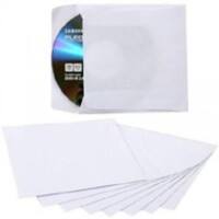 MediaRange Hoes BOX66 Papier Wit 100 Hoezen