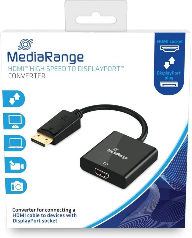 MediaRange Kabeladapter MRCS177 Zwart