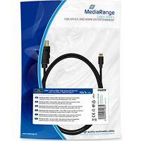 MediaRange HDMI-kabel MRCS186 Zwart