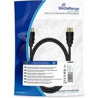 MediaRange HDMI-kabel MRCS195 Zwart