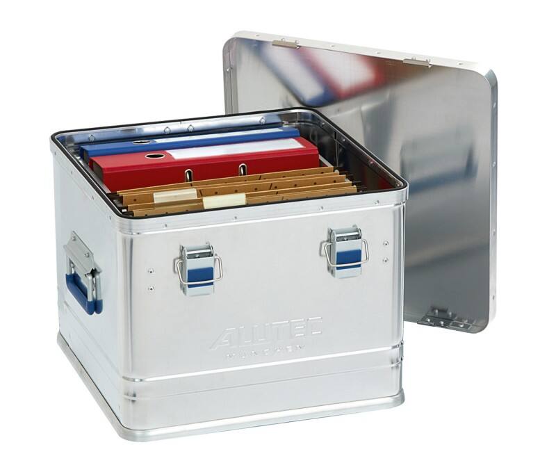 ALUTEC OFFICE Opbergkist 50 l Grijs 430 x 430 x 325 mm