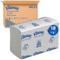 Kleenex Handdoek Z-vouw Wit 2-laags U4633100 18 Stuks à 150 Vellen