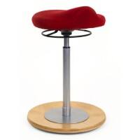MAYER SITZMOEBEL Kruk 1101 Stof Rood