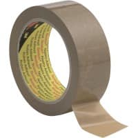 Scotch Afdichttape N/A Bruin 50 mm (B) x 66 m (L) PVC-rug met een lijmlaag van natuurlijke hars Low Noise 6 Stuks