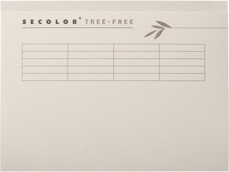 Djois Tree-Free Dossiermap A4 Crème Karton 100% gerecycled 226 grams 225 g/m² 10 Stuks