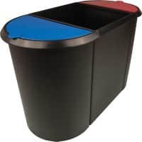 helit Prullenbak 20L + 9 l PP (Polypropeen)