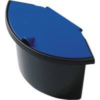 helit Binnenbak Kunststof Zwart, blauw 27,5 x 13,2 x 18 cm Pak van 5