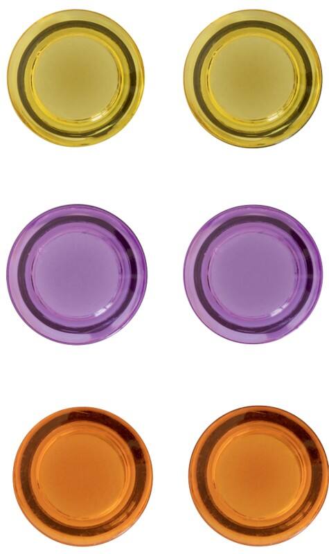 Nobo Rond Whiteboard-magneten Kleurenassortiment 30 mm 6 Stuks