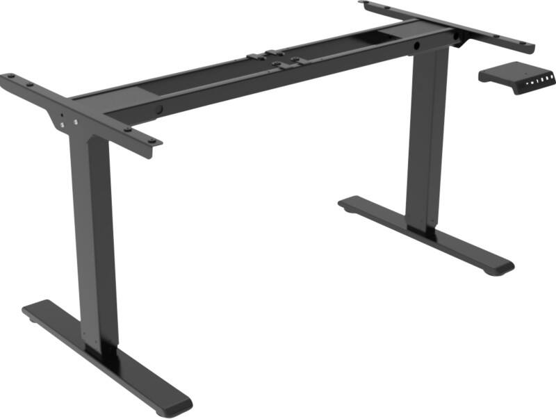 euroseats Zit-sta frame Economy 120-168 cm Breed 60-125cm Hoog Zwart