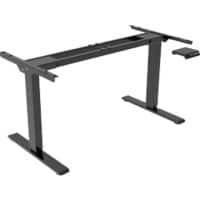 euroseats Zit-sta frame Economy 120-168 cm Breed 60-125cm Hoog Zwart
