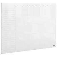 Nobo Mini Bureau of aan de wand te monteren Weekplanner 1915614 Acryl Frameloos Transparant 29,7 x 21 cm