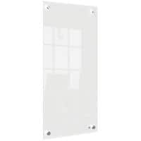 Nobo Small Whiteboard-paneel voor wandmontage 1915603 Drooguitwisbaar Glas Frameloos oppervlak 300 x 600 mm Wit