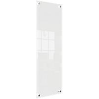 Nobo Small Whiteboard-paneel voor wandmontage 1915604 Drooguitwisbaar Glas Frameloos oppervlak 300 x 900 mm Wit