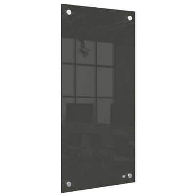 Nobo Small Whiteboard-paneel Voor wandmontage 1915609 Drooguitwisbaar Glazen oppervlak Frameloos 300 x 600 mm