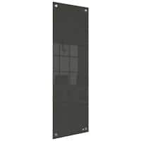 Nobo Small Whiteboard-paneel voor wandmontage 1915610 Drooguitwisbaar Glas Frameloos oppervlak 300 x 900 mm Zwart