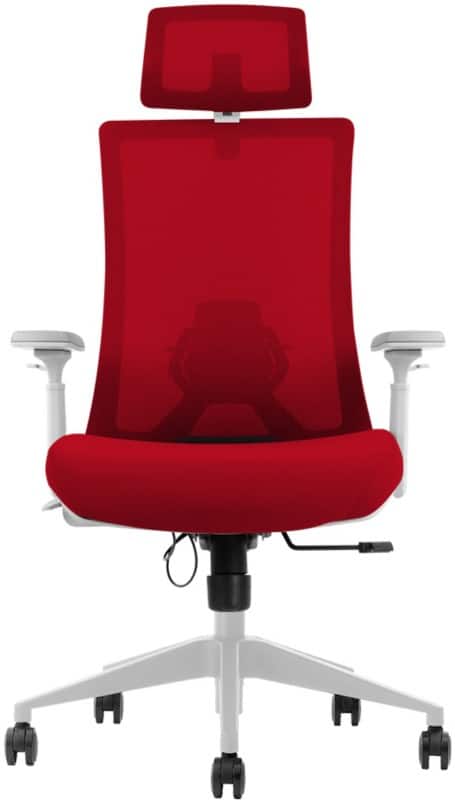 euroseats Bureaustoel Gaas Rood 520 x 1111 mm