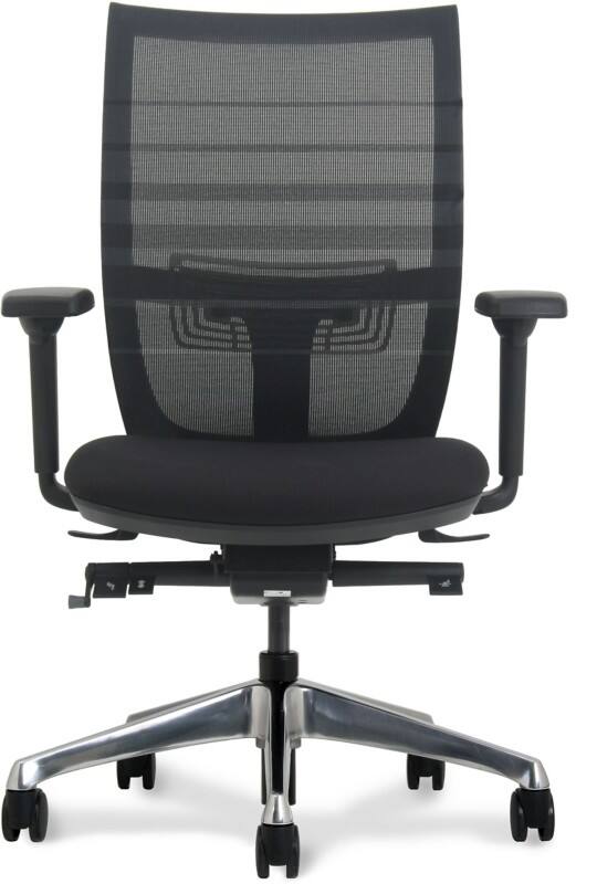 euroseats Bureaustoel Gaas Zwart 490 x 1150 mm