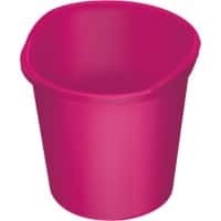helit Prullenbak 13 l Roze Kunststof 4 Stuks