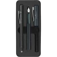 Faber-Castell Grip Gift Box Balpen en vulpen Blauw 2011