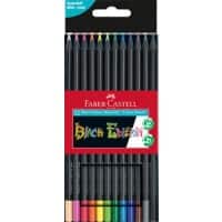 Faber-Castell Black Edition Kleurpotloden Kleurenassortiment 12 Stuks