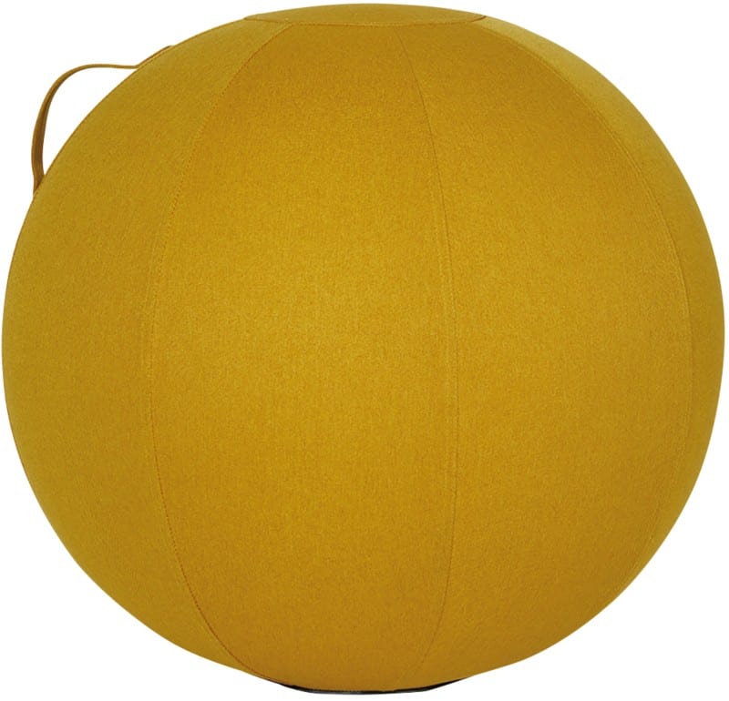 Alba Ergoball Ergonomische zitbal Stof Mosterd 120 kg MHBALL J 65 mm x 65 mm