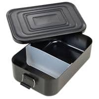 Troika Lunchtrommel BOX90 XL Aluminium Zwart