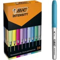 BIC Permanent Markers Intensity Metallic Kleurenassortiment Pak 24 stuks