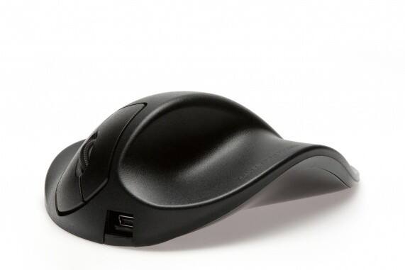BakkerElkhuizen Handheld mouse small BNEP170RW Muis Draadloos Zwart Geschikt voor linkshandigen