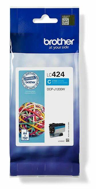 Brother LC424C Origineel Inktcartridge Cyaan