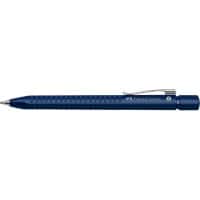 Faber-Castell Grip 2011 Met drukknop Balpen Blauw 0,6 mm Extra breed Navulbaar