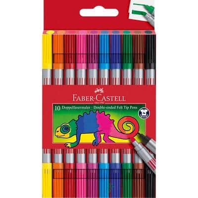 Faber-Castell Viltstift Nee Pen Kleurenassortiment Viltstift 10 Stuks