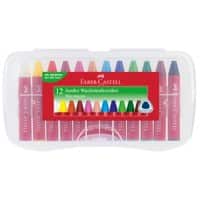 Faber-Castell Jumbo Waskrijtjes Kleurenassortiment 12 Stuks