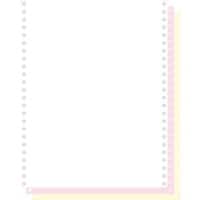 Exacompta Computer-kettingpapier Speciaal Geperforeerd 70 g/m² Geel, roze, wit 1000 Vellen