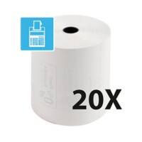 Exacompta Kwitantierollen 43828E Wit 80 x 80 x 12 mm Pak van 20