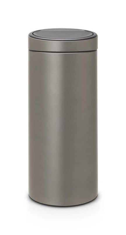 Brabantia Prullenbak 30 l Platinum Staal BRA115363
