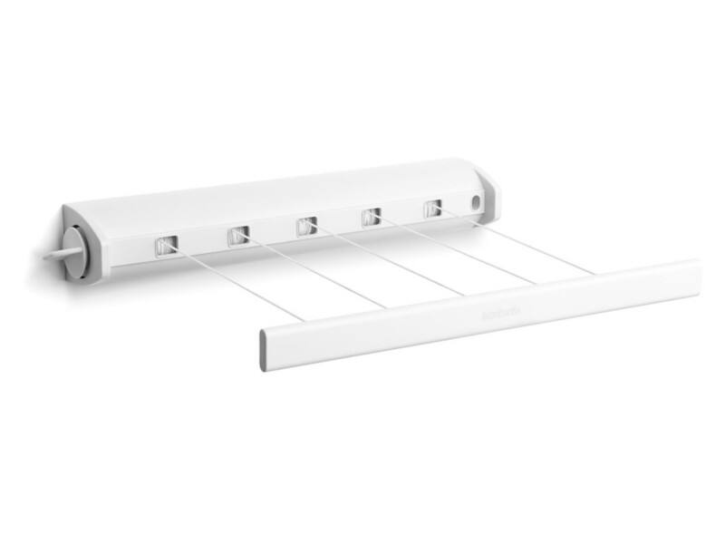 BRABANTIA waslijn BRA385728 wit Kunststof L 22 m