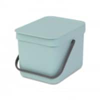 Brabantia Sort & Go Prullenbak 6 l Mint Staal BRA109645