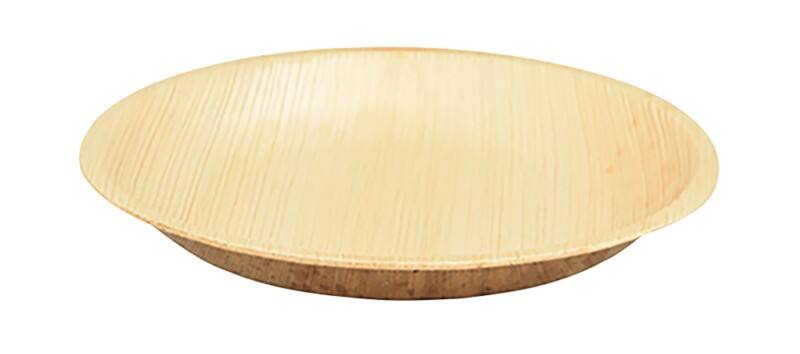 PAPSTAR Wegwerpeetbord Palmblad 185 mm Crème 25 Stuks