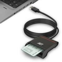 ACT AC6015 USB Smart Kaartlezer Grijs