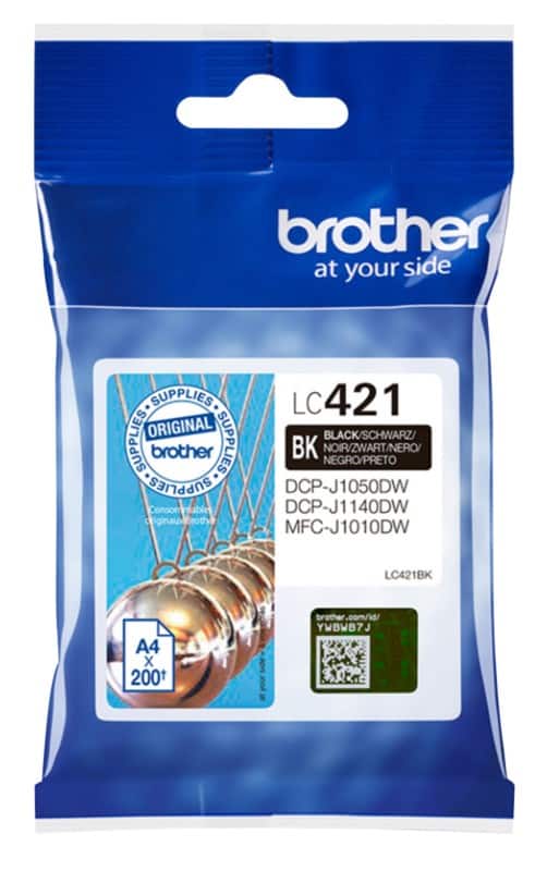 Brother LC421BK Origineel Inktcartridge Zwart