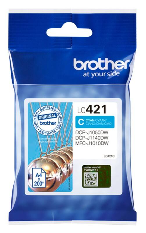 Brother LC421C Origineel Inktcartridge Cyaan
