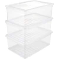 keeeper bea Opbergbak 3 x 11 l Transparant 26,5 x 39 x 14 cm 3 Stuks