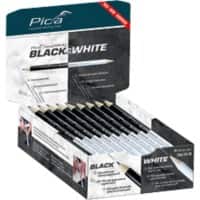 Pica Pak van 50 potloden PI54624-50 Potlood Zwart, wit